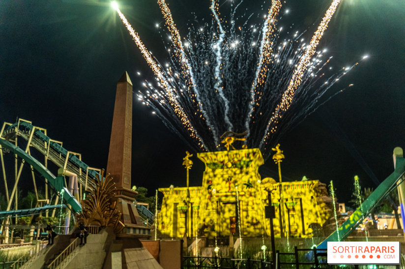 Parc Astérix : inauguration de la Tour Numérobis avec Jamel Debbouze