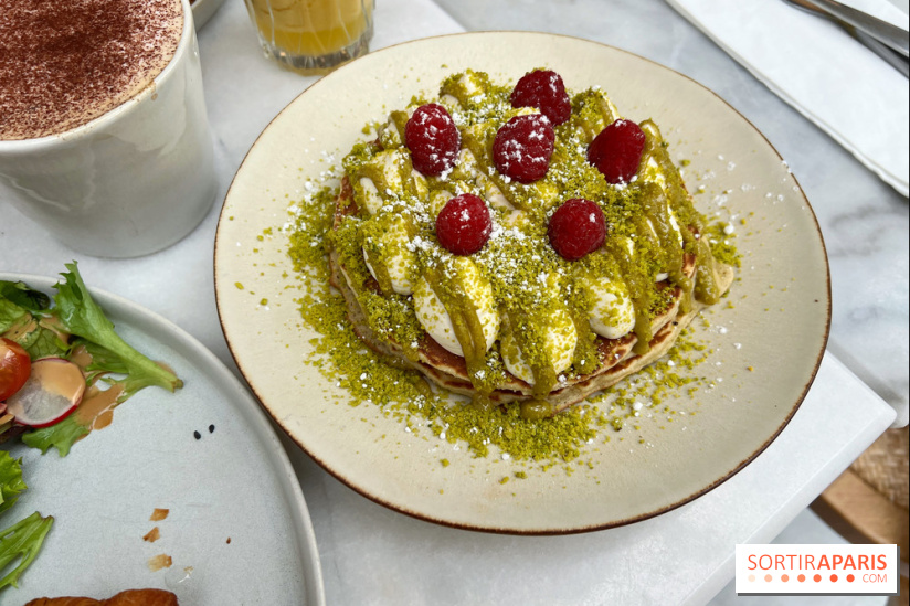 Oma - All Day Food - Pancakes pistache framboise