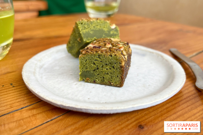 Restaurant Iné - Brownie matcha