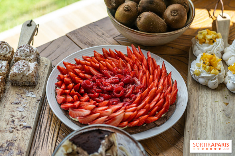 Le brunch maison de l'Auberge des 3 Hameaux, le fantastique brunch des Yvelines -  tarte aux fraises