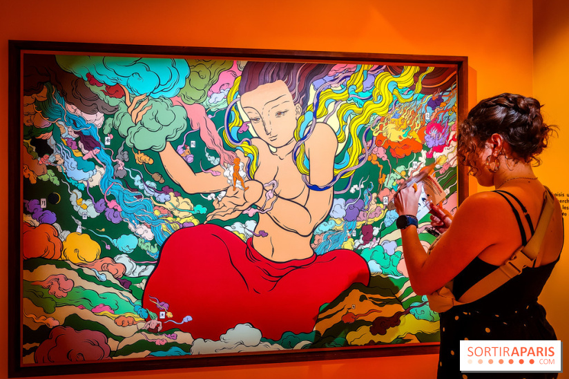 Oh my Gods, l'exposition de Wenna qui nous plonge dans des mondes merveilleux au musée en Herbe - IMG20240605113955