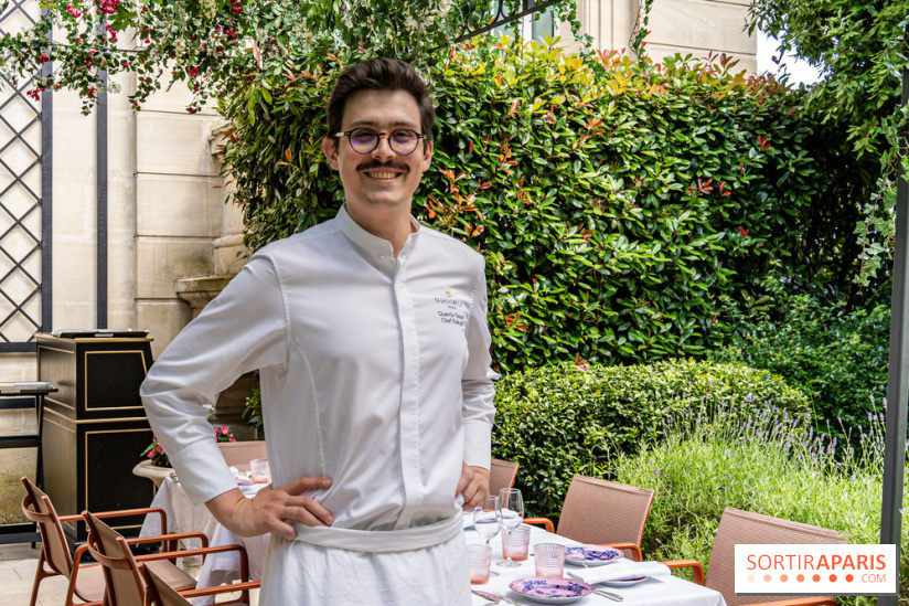 La terrasse jardin Summer de la Bauhinia au Shangri-La Paris