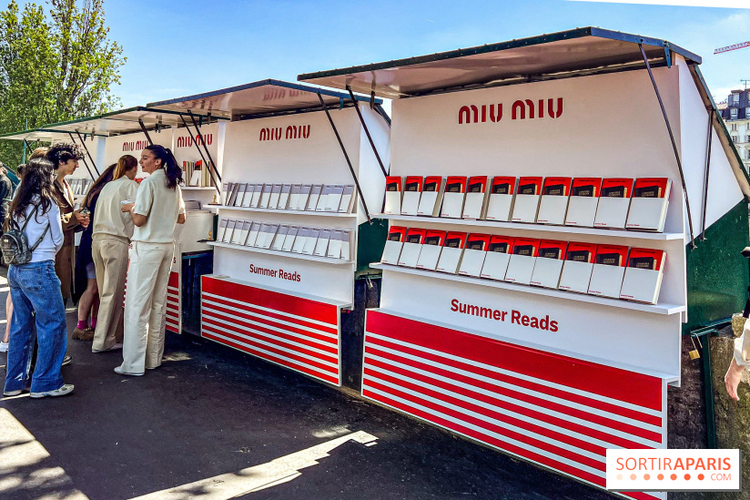 Miu-Miu distribue des livres et des glaces gratuites sur les quais parisiens !