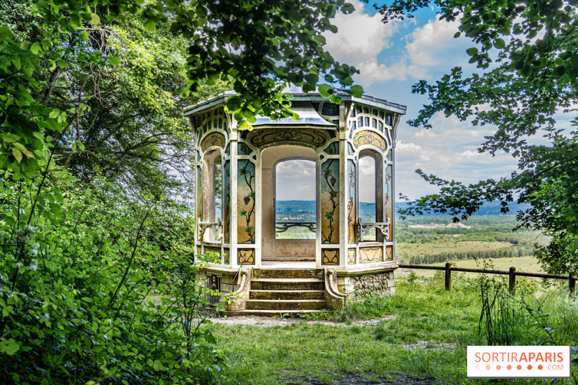 Le kiosque du belvédère de Chatillon à Risny-sur-Seine en Yvelines