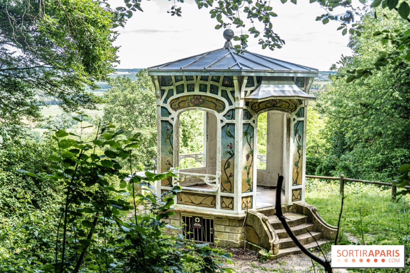 Le kiosque du belvédère de Chatillon à Risny-sur-Seine en Yvelines