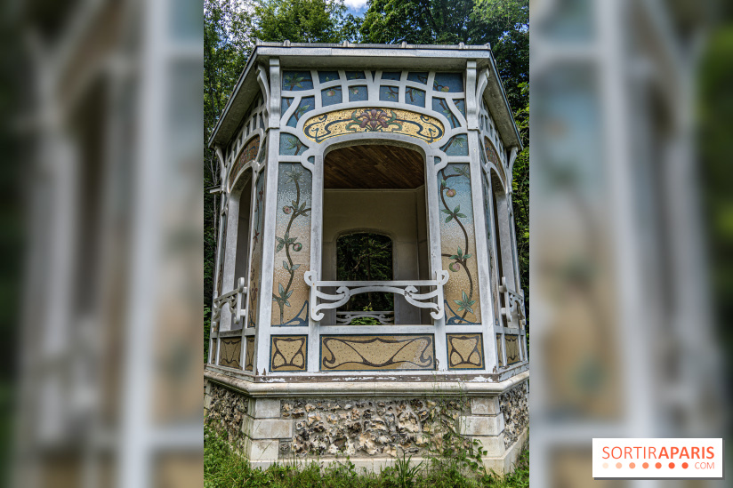 Le kiosque du belvédère de Chatillon à Risny-sur-Seine en Yvelines
