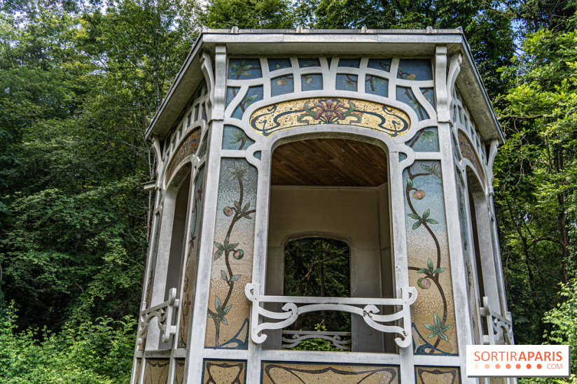 Le kiosque du belvédère de Chatillon à Risny-sur-Seine en Yvelines