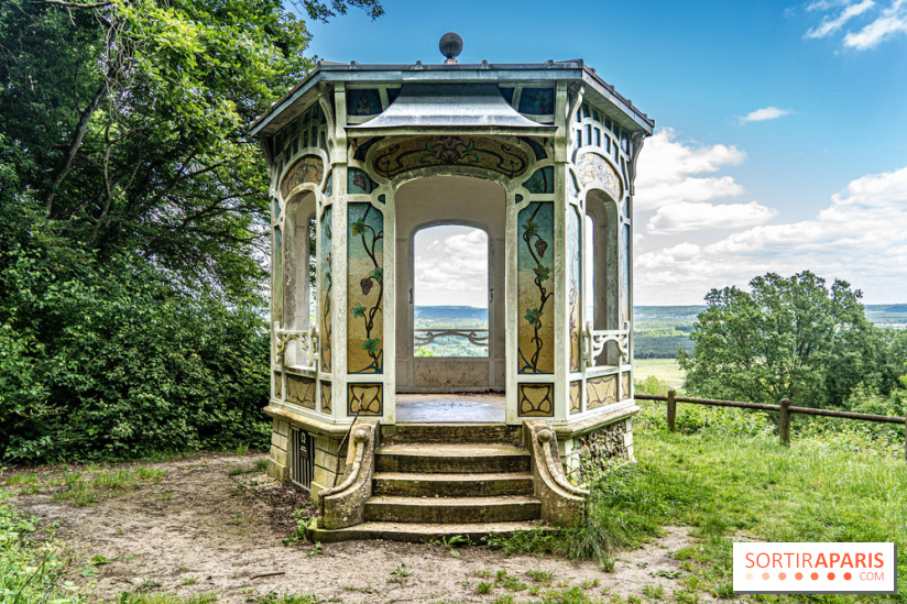 Le kiosque du belvédère de Chatillon à Risny-sur-Seine en Yvelines