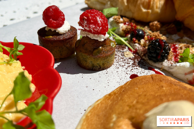 Brunch Ora Farmhouse - Financiers pistache framboise