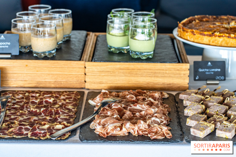 Le Brunch à volonté du belvédère au Domaine de la Corniche dans les Yvelines - photos -  charcuteries