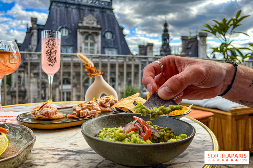 Terraza Mikuna, bar à tapas sud-américain sur la terrasse rooftop du BHV Marais - image00060