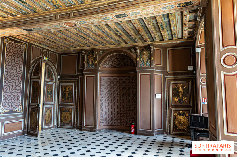 Le Château de la Roche Guyon, le château troglodyte dans le Val-d'Oise - 95 -  salle des gardes