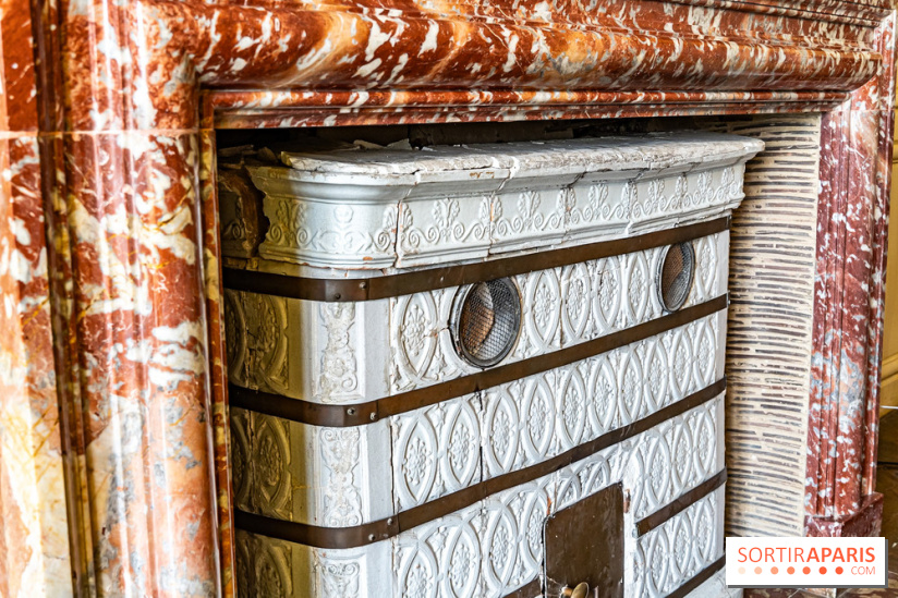 Le Château de la Roche Guyon, le château troglodyte dans le Val-d'Oise - 95 -  cheminée