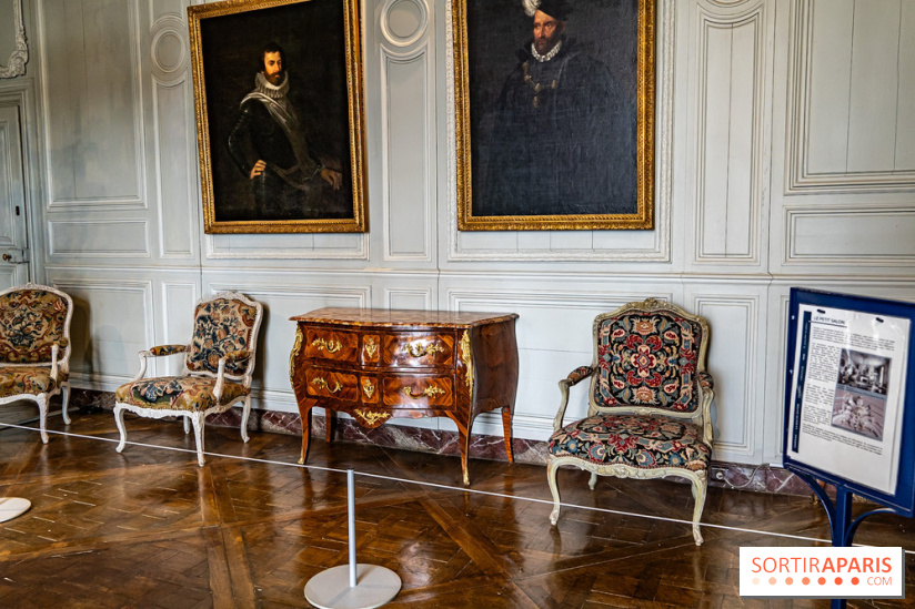 Le Château de la Roche Guyon, le château troglodyte dans le Val-d'Oise - 95 -  mobilier