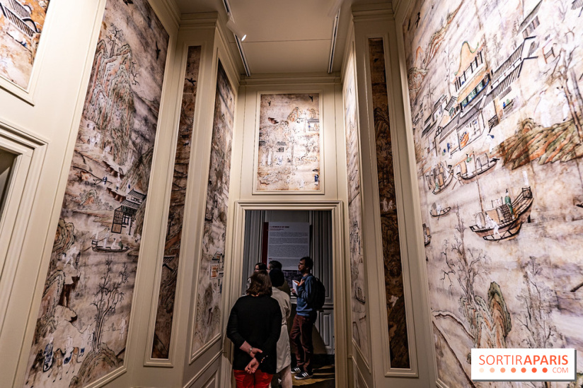 Le Château de la Roche Guyon, le château troglodyte dans le Val-d'Oise - 95 -  tentures