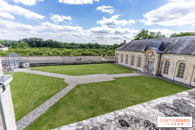 Le Château de la Roche Guyon, le château troglodyte dans le Val-d'Oise - 95 -  terrasse