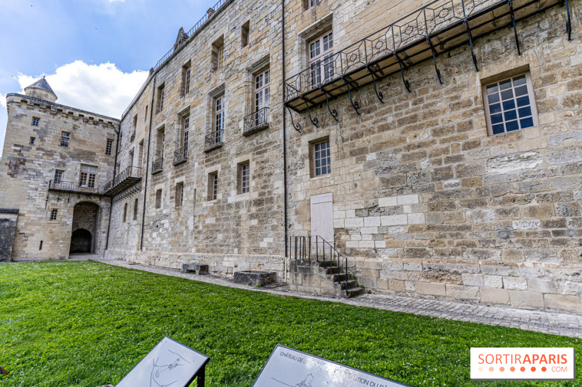 Le Château de la Roche Guyon, le château troglodyte dans le Val-d'Oise - 95 -  terrasse