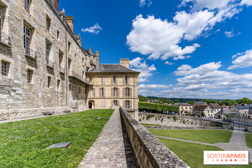 Le Château de la Roche Guyon, le château troglodyte dans le Val-d'Oise - 95 -  terrasse