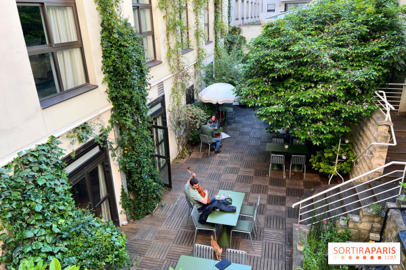 Hôtel Rosalie - Patio terrasse