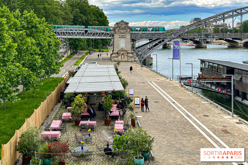 Chouchou sur Seine, la terrasse festive de l'hôtel Chouchou sur les quais parisiens