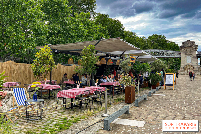 Chouchou sur Seine, la terrasse festive de l'hôtel Chouchou sur les quais parisiens