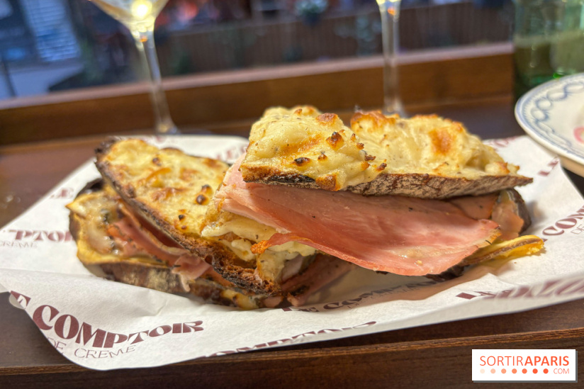 Le Comptoir de crème  - croque monsieur à la truffe