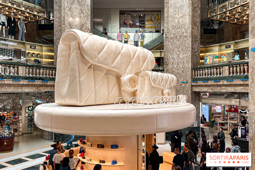 Pop up store Coach et bento cakes offerts aux Galeries Lafayette Champs-Élysées