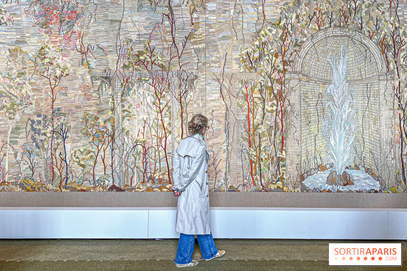 L'exposition de la broderie monumentale d'Eva Jospin à l'Orangerie du Château de Versailles