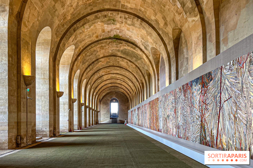 L'exposition de la broderie monumentale d'Eva Jospin à l'Orangerie du Château de Versailles