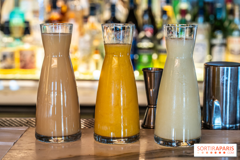 Brunch du Vesper Paris 7e - buffet à volonté et plats à table -  jus de fruits