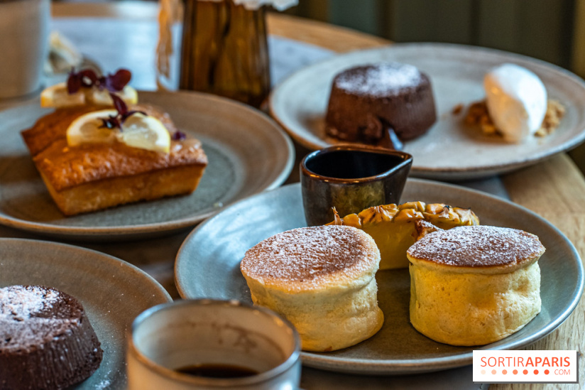 Brunch du Vesper Paris 7e - buffet à volonté et plats à table - desserts - fluffy pancakes