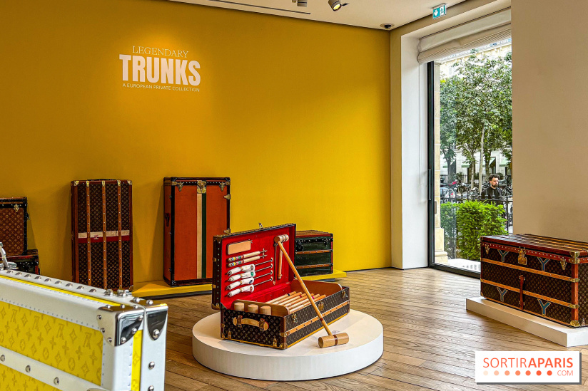 L'exposition de malles Louis Vuitton chez Christie's Paris