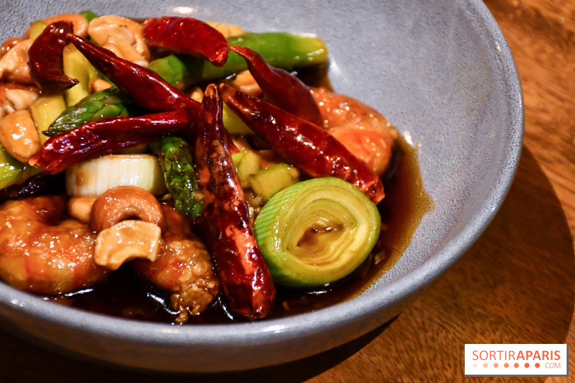 Madame Fan, le restaurant gastronomique chinois à Paris  -  crevettes Kung Pao