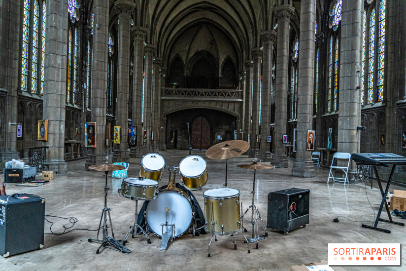 À la croisée des arts, le festival street art gratuit dans la Chapelle Jeanne d'Arc Paris 14e  et fête de la musique 2024 -  A7C7325