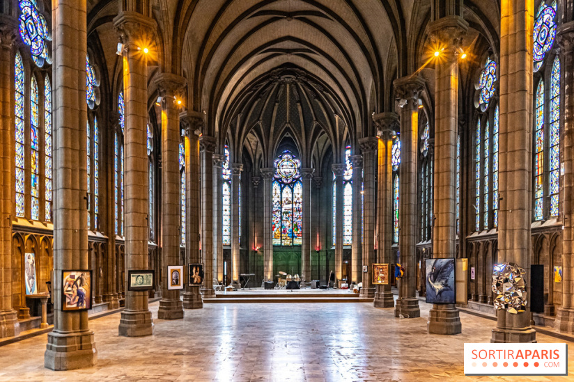 À la croisée des arts, le festival street art gratuit dans la Chapelle Jeanne d'Arc Paris 14e  et fête de la musique 2024 -  A7C7362 HDR