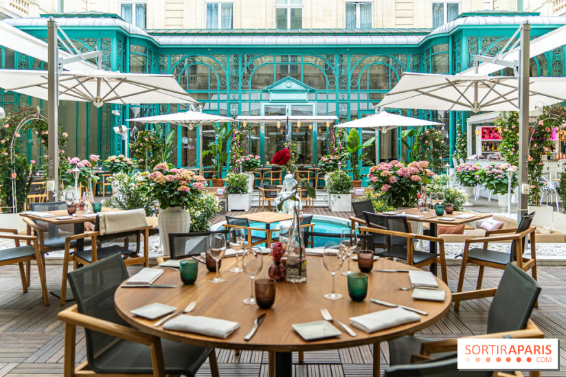 La Terrasse des Roses au Westin Paris Vendome, le patio floral confidentiel