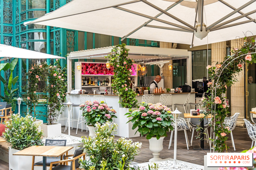 La Terrasse des Roses au Westin Paris Vendome, le patio floral confidentiel