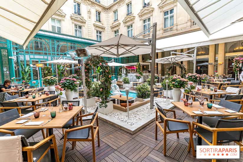 La Terrasse des Roses au Westin Paris Vendome, le patio floral confidentiel