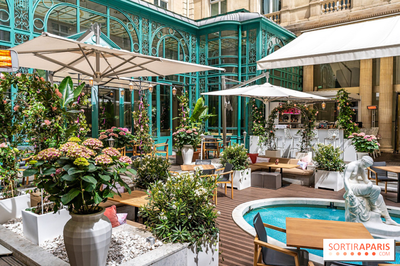 La Terrasse des Roses au Westin Paris Vendome, le patio floral confidentiel