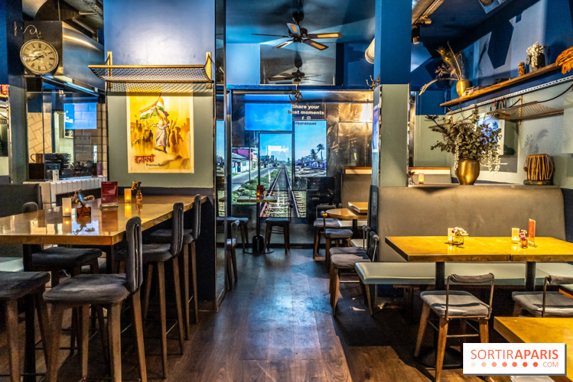 Brunch indien à Paris par Baranaan et Pingwoo -  salle restaurant Paris 10e