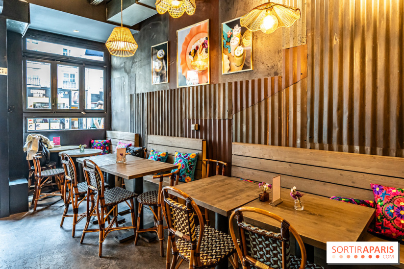 Brunch indien à Paris par Baranaan et Pingwoo -  salle restaurant Paris 10e