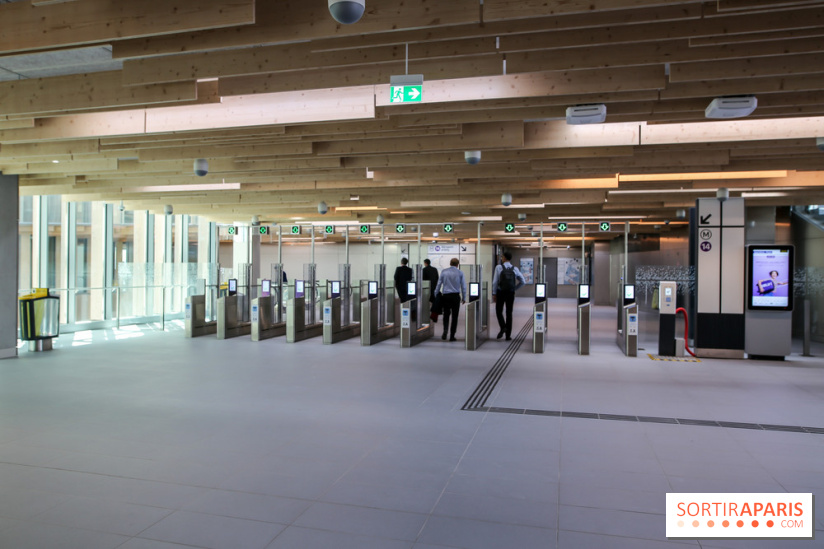 Inauguration du prolongement de la ligne 14, nos photos
