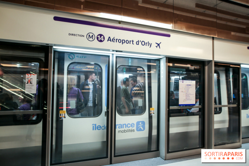 Inauguration du prolongement de la ligne 14, nos photos