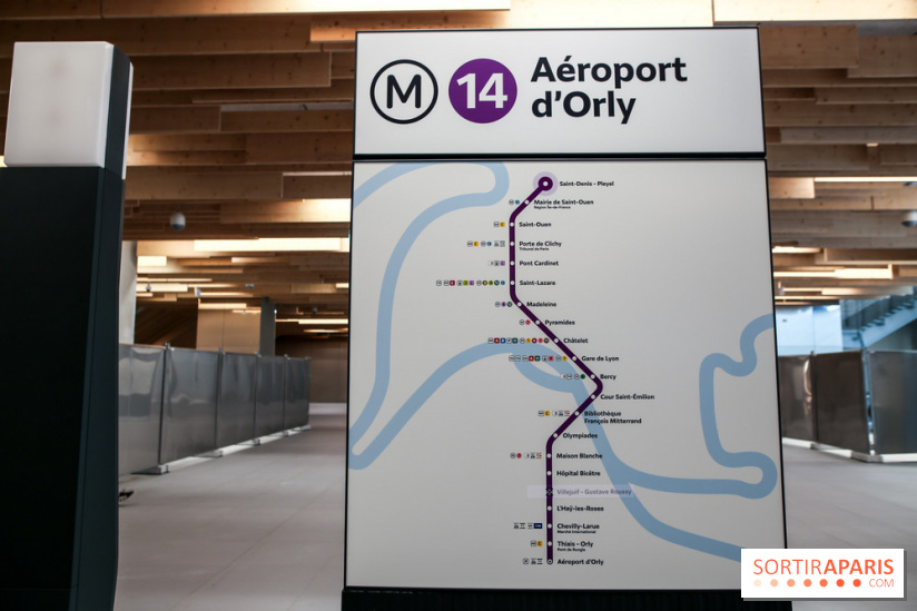 Inauguration du prolongement de la ligne 14, nos photos