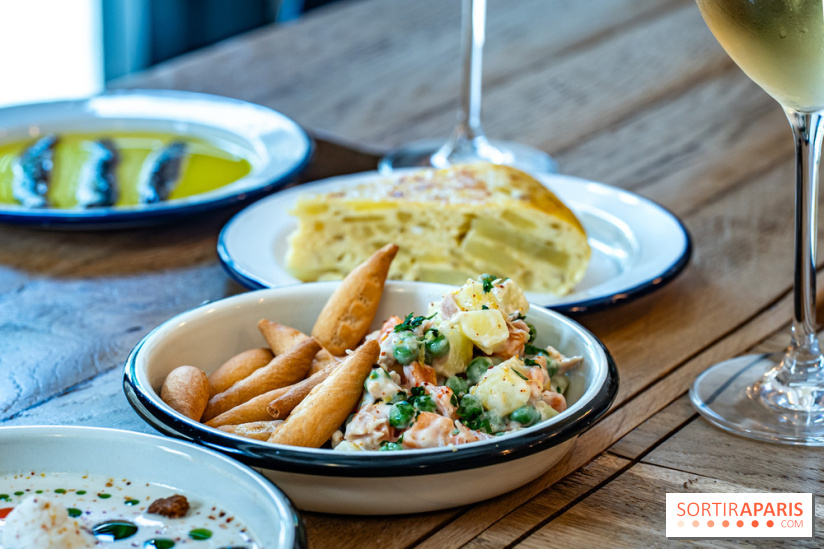 Tina restaurant - bar à Tapas Paris 6  -  Ensaladilla rusa - tortilla