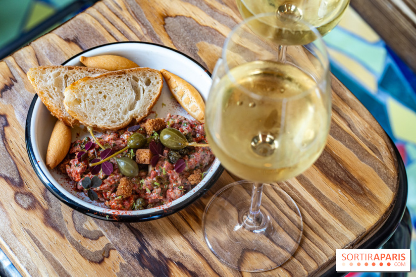 Tina restaurant - bar à Tapas Paris 6  -  tartare de bœuf