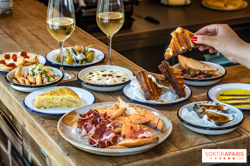 Tina restaurant - bar à Tapas Paris 6  -  assiettes à partager