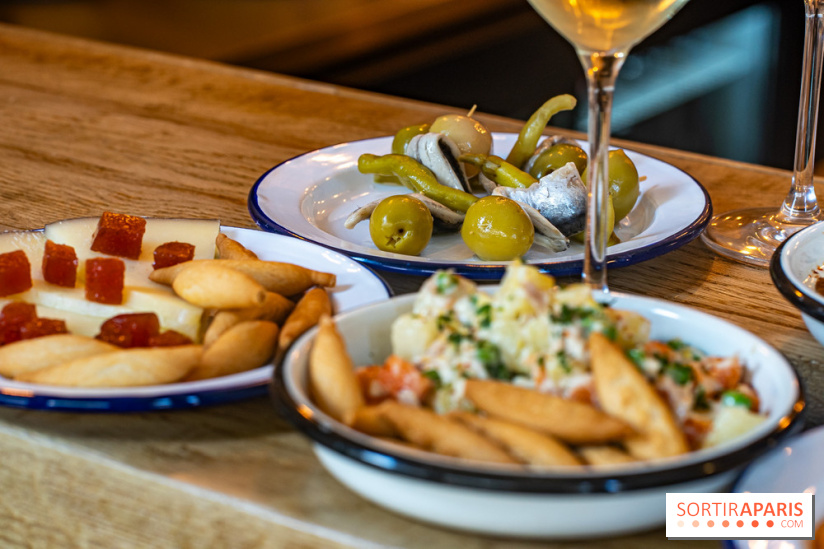 Tina restaurant - bar à Tapas Paris 6  -  Guildas boqueron