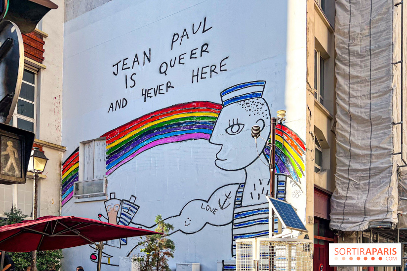 Fresque Pepo Moreno pour Jean-Paul Gaultier - Mois des Fiertés - image00005
