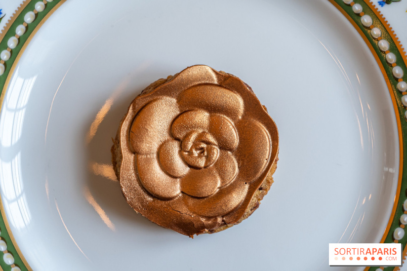 Le Tea Time de la Reine d'Ore à Versailles -  cookie fleur